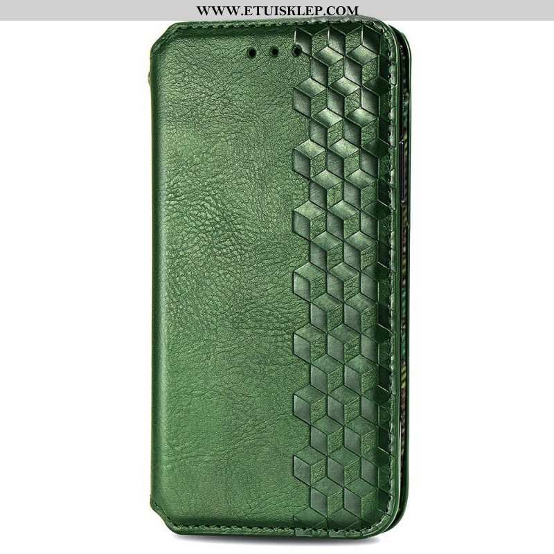 Etui Na Telefon do Samsung Galaxy M53 5G Etui Folio Wzór Z Efektem Skóry